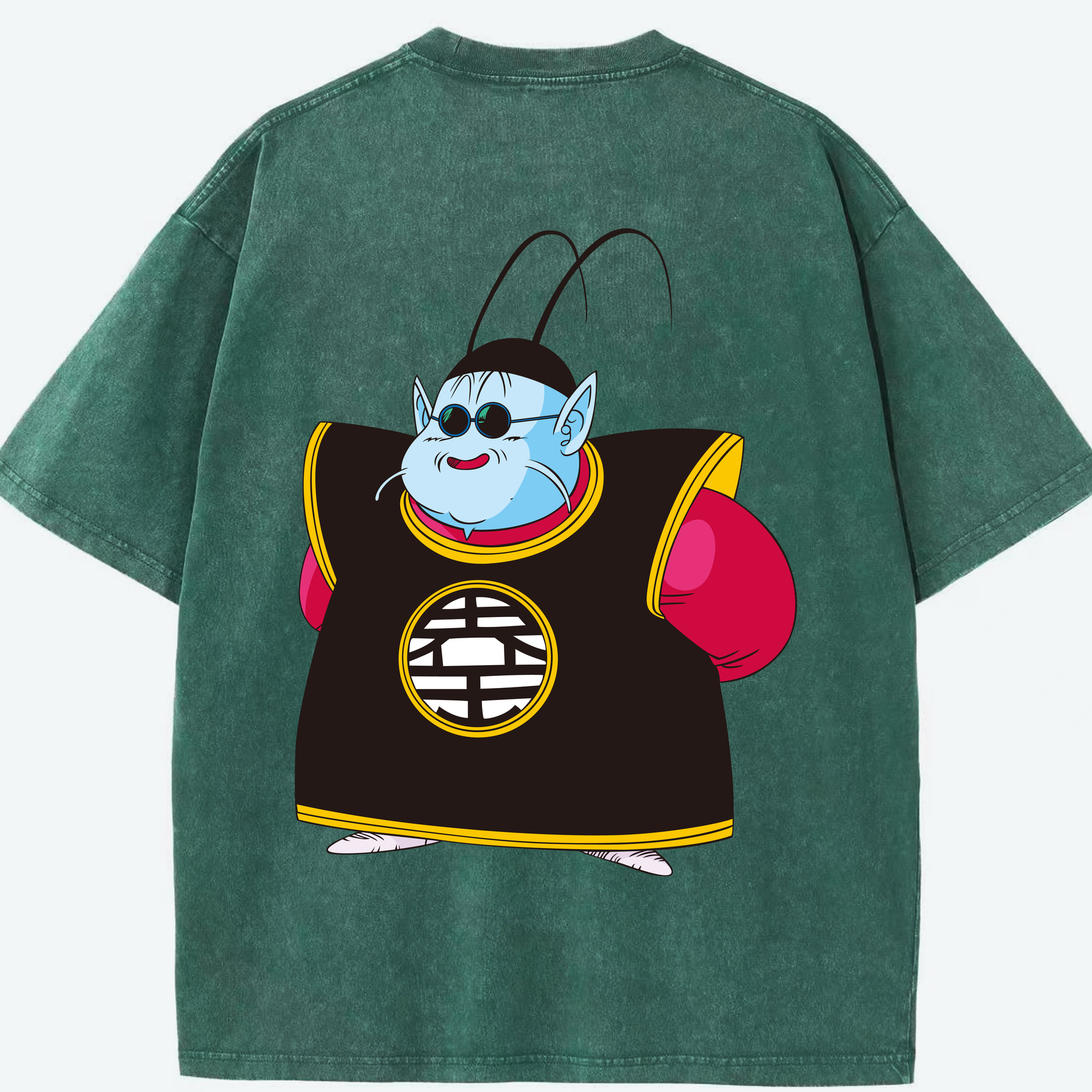 （画像用） ドラゴンボール DRAGON BALL 綿100% ヴィンテージ風 半袖Tシャツ（背面プリント）